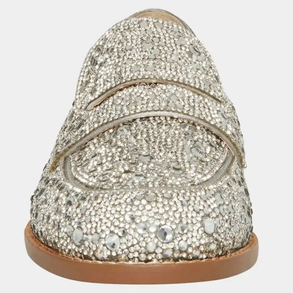 BRAND NEW SUGAR CARVIAR STUDDED SLIP ON LOAFERS